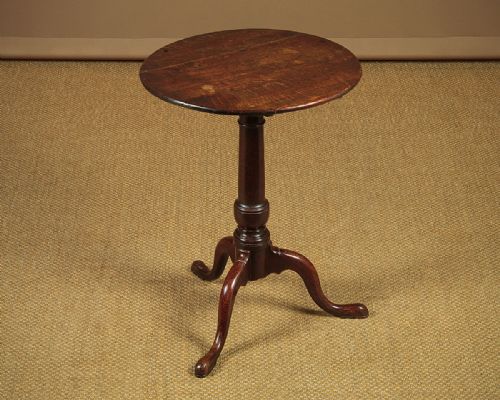 Georgian Oak Tripod Wine Table C.1800.