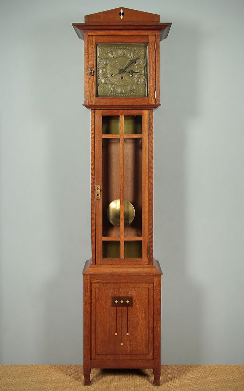 Art Nouveau Longcase Clock C.1900.