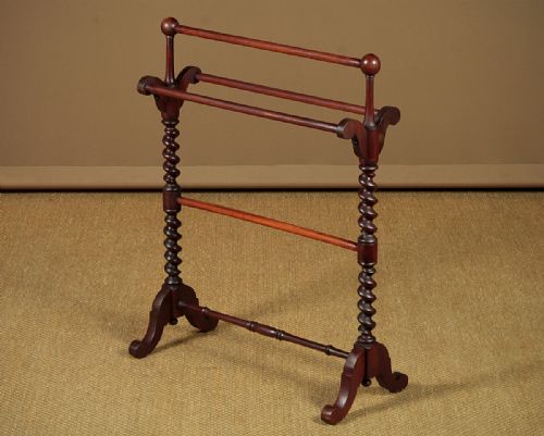 Mahogany Towel Rail C.1860.