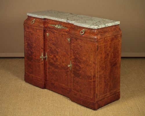 Art Deco Marble Top Side Cabinet by Guerin of Paris C.1925.