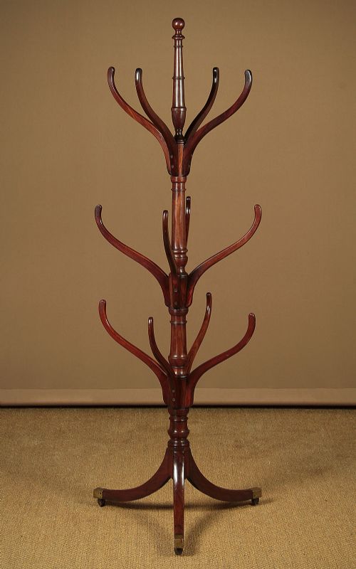 Georgian Mahogany Hat Stand C.1790.