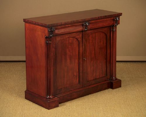 Mid 19th.c. Mahogany Chiffonier Side Cabinet C.1860.
