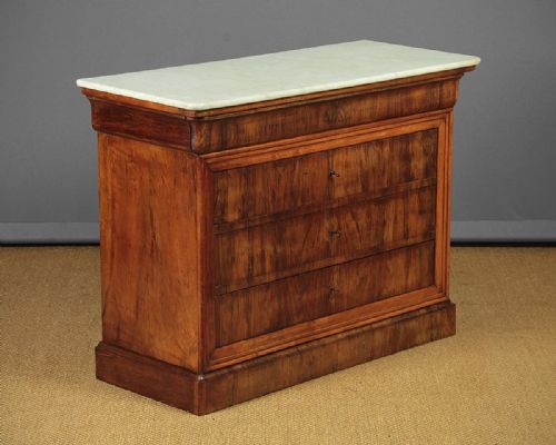 French Marble Top Chest of Drawers C.1860.