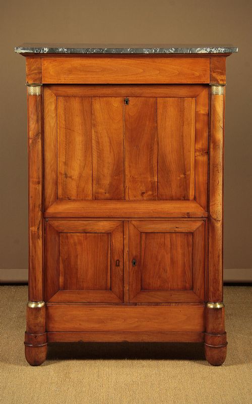 French Walnut Secretaire Abattant C.1830.