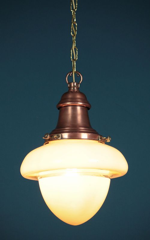 Holophane Glass Porch Light C.1910.