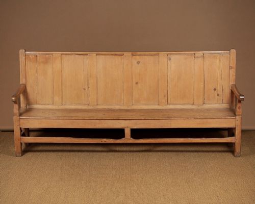 Long Pine Settle C.1880.