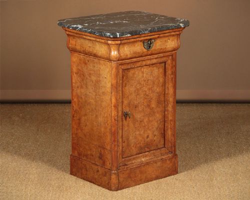 Burr Elm Pedestal Cabinet C.1830.