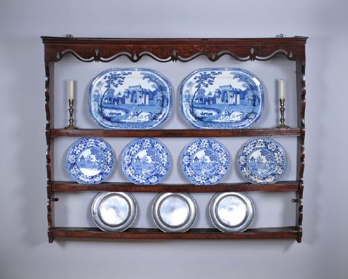 Georgian Oak Delft Rack C.1800.