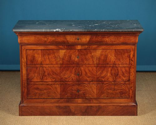French Marble Top Chest of Drawers C.1840.