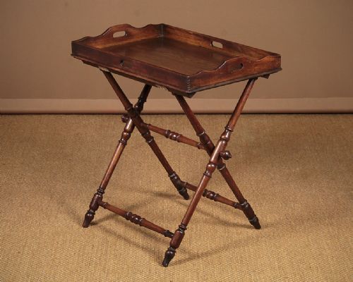 Late 19th.c. Butler’s Tray on Stand C.1880.