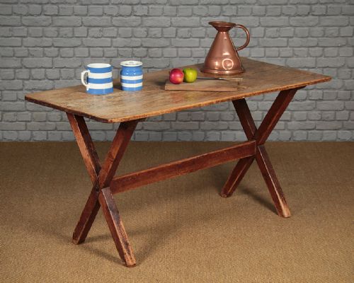 Pine Kitchen or Dairy Table C.1850.