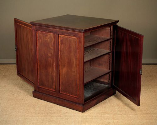 Double Sided Pedestal Cabinet by Waring & Gillow C.1905.
