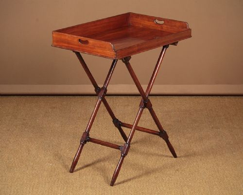 Mahogany Butler’s Tray on Stand C.1880.