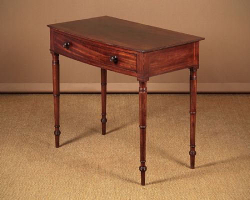 Bow Front Mahogany Side Table C.1810.