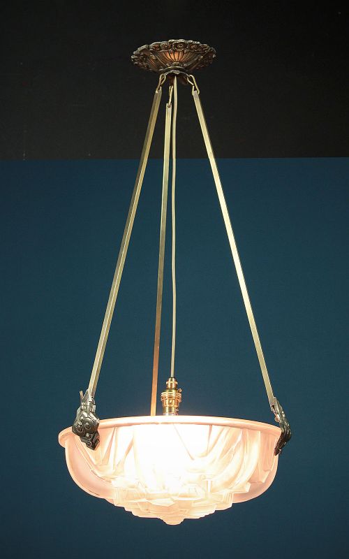 Art Deco Hanging Light C.1930.