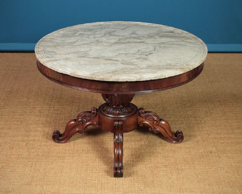 Marble Top Gueridon Centre Table C.1840.