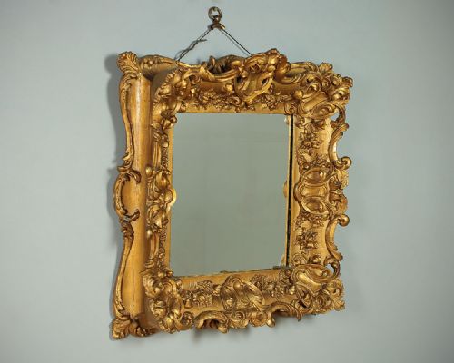 19th.c. Gilt Frame Wall Mirror C.1880.