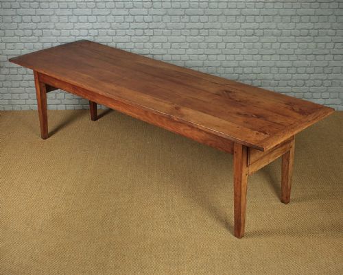 Long Cherrywood Kitchen Dining Table C.1820