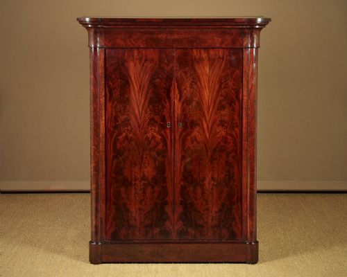Biedermeier Side Cabinet with Drawers C.1820.