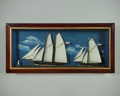 Large Maritime Diorama C.1900.
