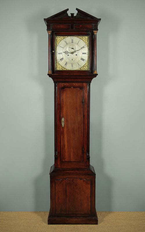 Welsh Georgian Oak Longcase Clock by Watkin Owen of Llanrwst C.1780.