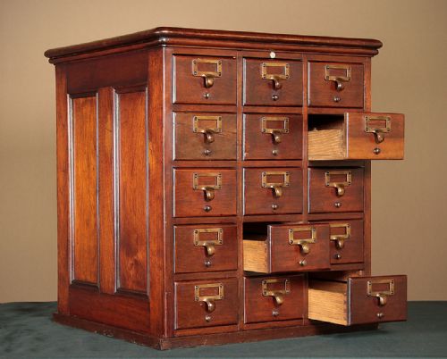 Desk Top Filing Cabinet C.1905.