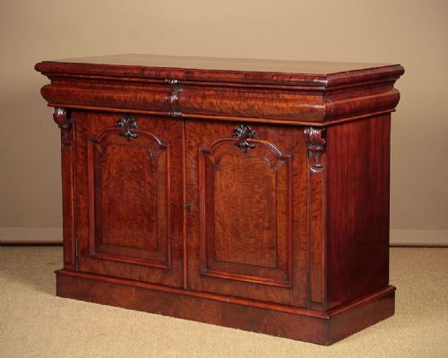 Large Mahogany Chiffonier Side Cabinet C.1860.