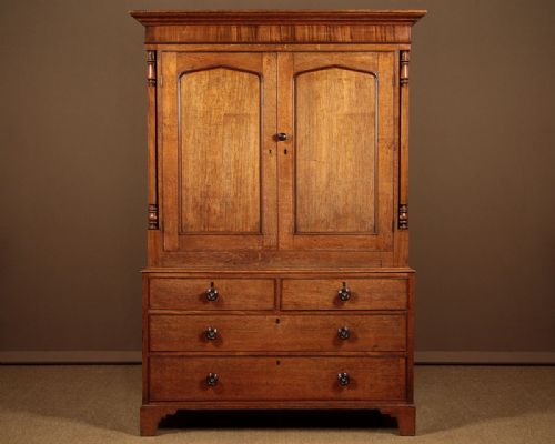 Welsh Oak Cloak Cupboard C.1820.