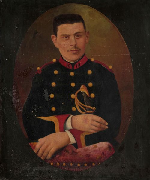Portrait of a Young French Solidier C.1914.