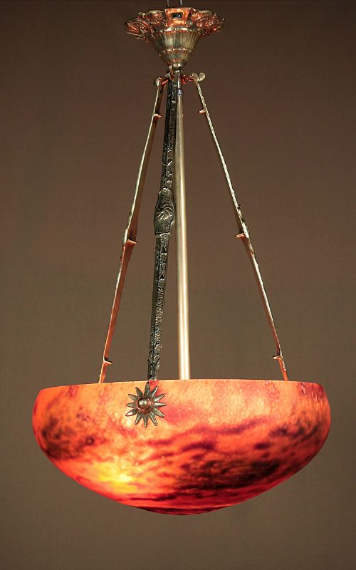 Art Deco Hanging Ceiling Light C.1930.