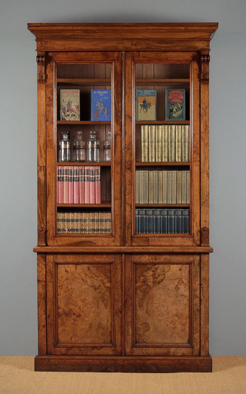Pale Oak Library Bookcase C.1860.