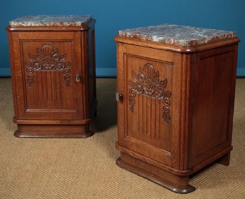 Pair of Art Deco Bedside Cabinets C.1930.