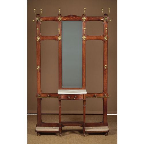 Large Oak Hallstand C.1890.