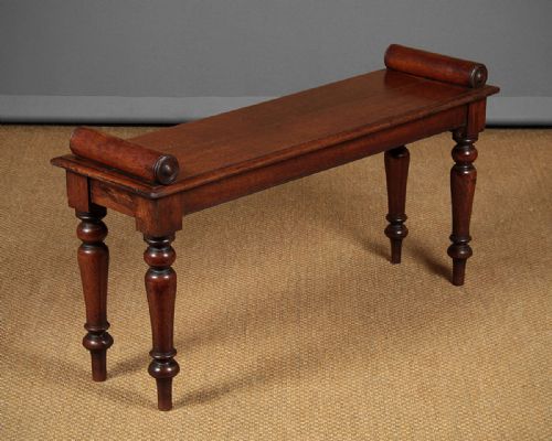 Late 19th.c. Oak Bench  C.1870.
