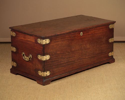 Large 19th.c. Silver Chest C.1840.