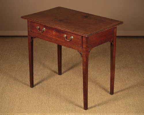 Georgian Oak Side Table C.1820.