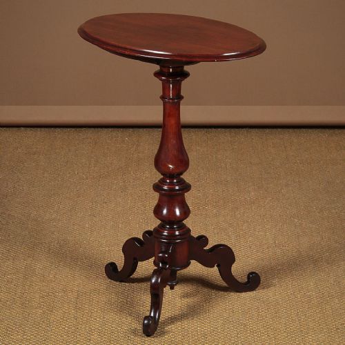 Small Oval Top Mahogany Tripod Wine Table C.1830.