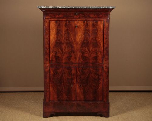French Mahogany Secretaire Abattant C.1840.