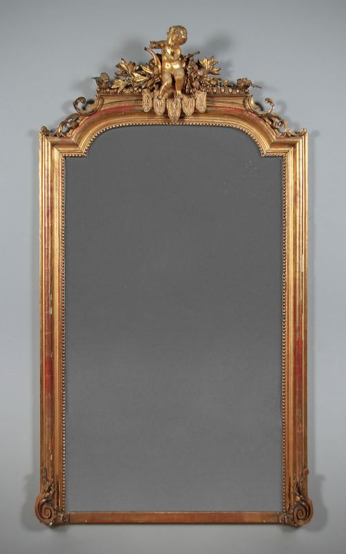 Tall Gilded Pier Glass c.1880.