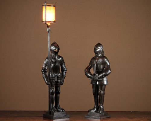 Steel Lamp & Fire Place Companion Set C.1930.