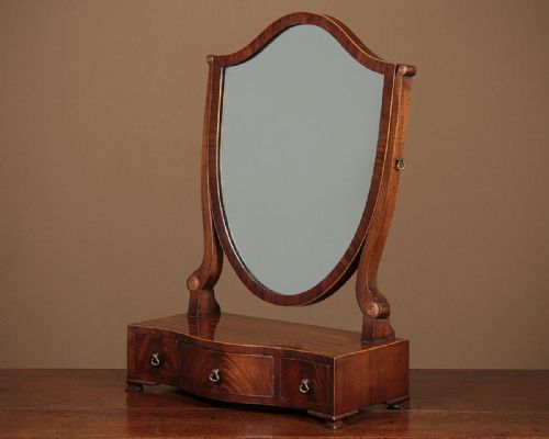 Edwardian Mahogany Dressing Table Mirror C.1910.