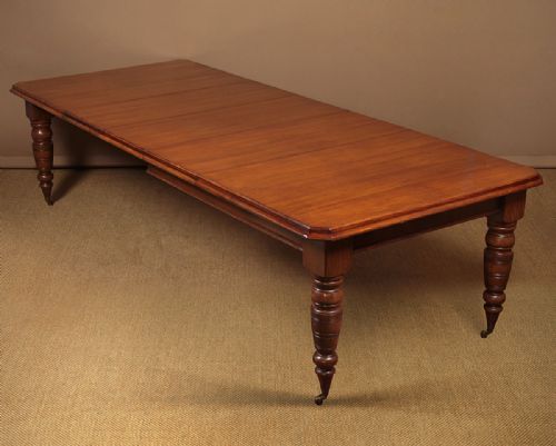 12 Seater Extending Oak Dining Table C.1890.