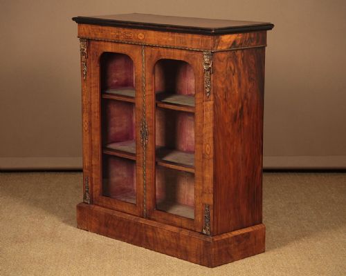 Walnut Pier Cabinet C.1880.