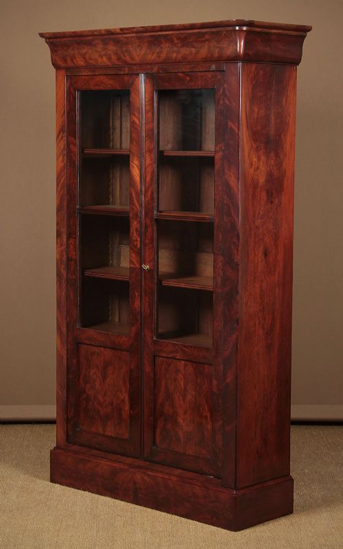 French Mahogany Bookcase C.1850.