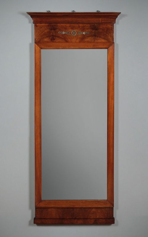 Tall Mahogany Pier Glass Mirror C.1860.