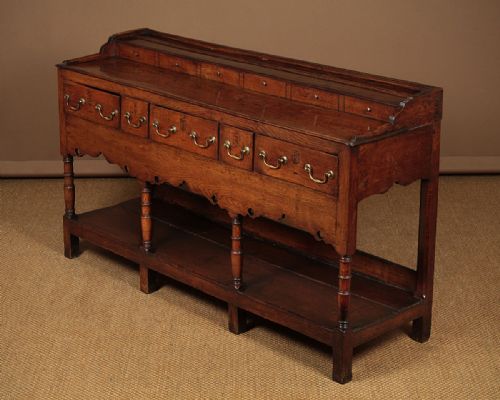 Georgian Oak Dresser Base C.1790.