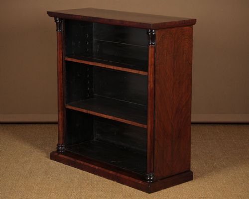 Rosewood Open Bookcase C.1860.