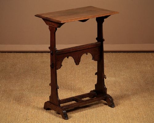 Early Oak Side Table.