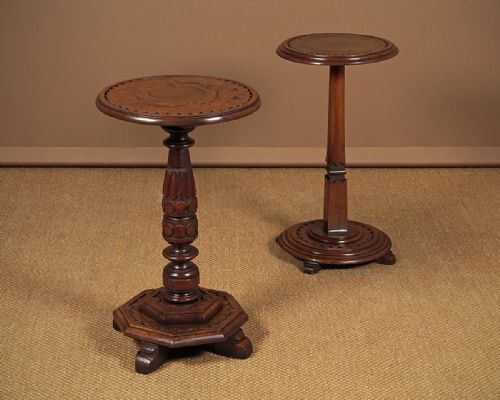 Two 19th.c. Welsh Oak Wine Tables C.1870.