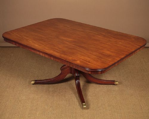 Regency Mahogany Pedestal Dining Table C.1820.